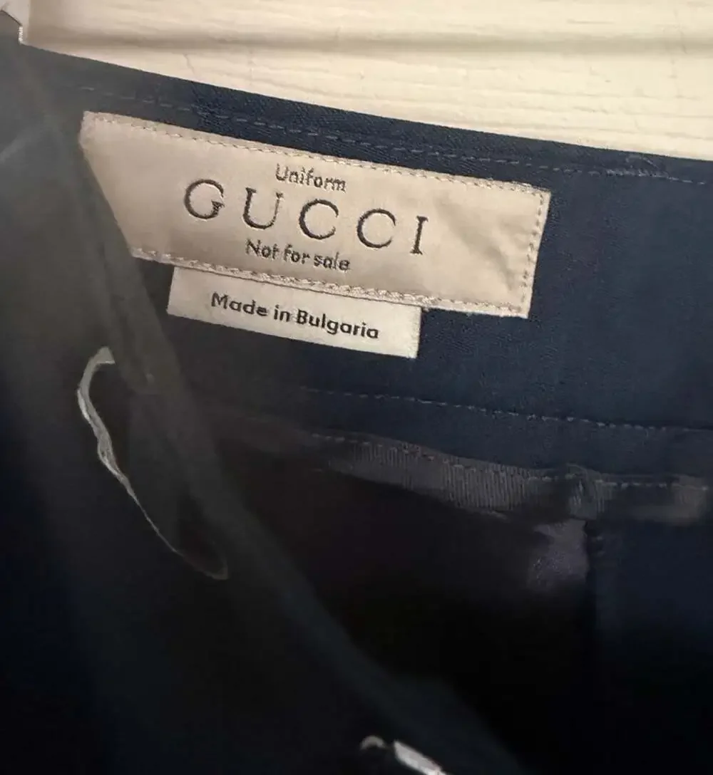 Gucci Uniform Dress Pants Rare Dark Green 2